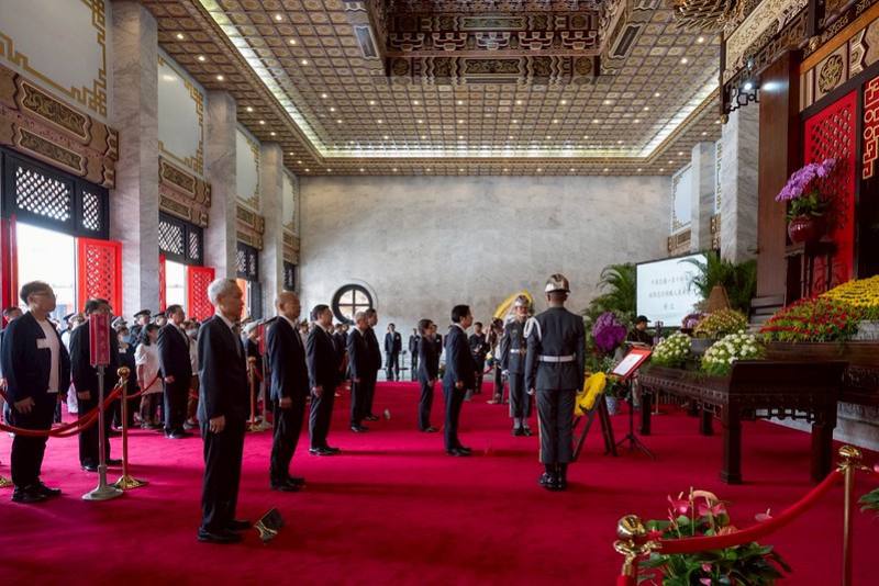 「中華民國114年秋祭忠烈殉職人員典禮」於3日上午10時在臺北市圓山國民革命忠烈祠隆重舉行