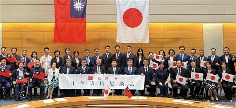 Caucus whip Fu Kun-chi leads over 20 KMT lawmakers on a visit to Japan’s Diet in Tokyo on Thursday. Photo courtesy of the Fu Kun-chi Office. Sept. 4, 2025