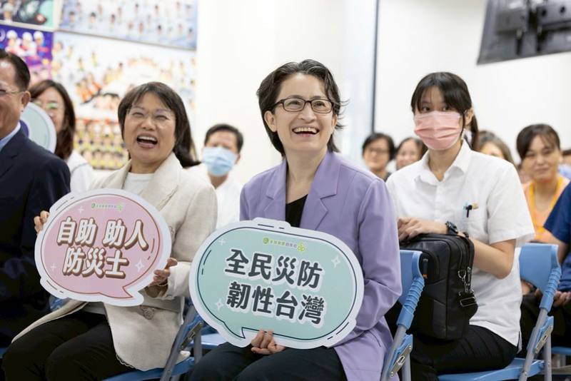 蕭美琴副總統4日上午出席114年度防災士培訓融入合作教育開訓典禮