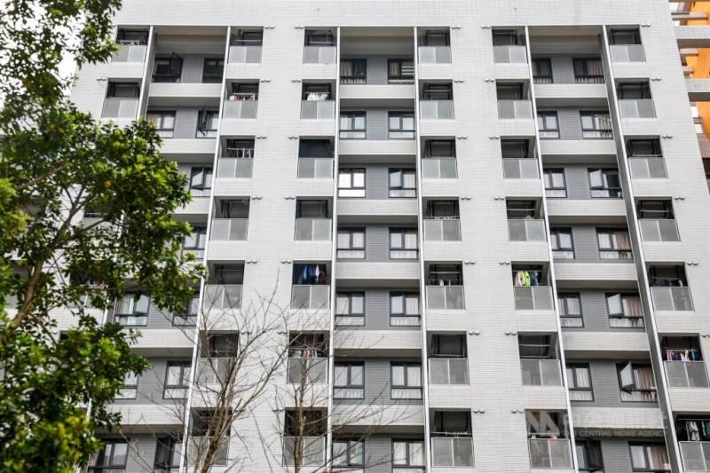 圖為新北市土城員和青年社會住宅建案外觀（中央社檔案照片）