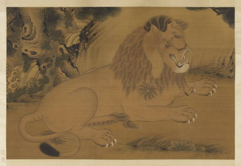 當東方狻猊遇上西方獅王！故宮蕭宗煌院長推薦〈清人狻猊圖〉，呼應捷克國徽雙尾獅，展現文化對話趣味