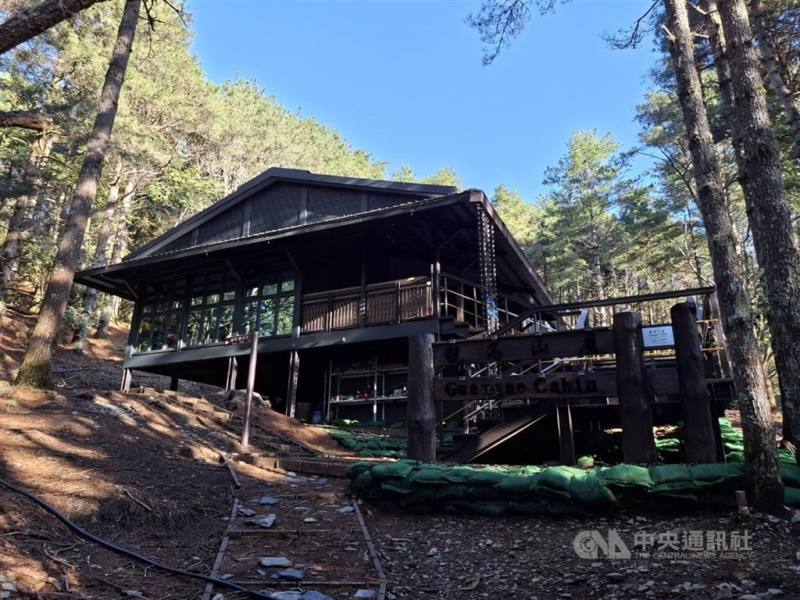 玉山國家公園觀高山屋。（中央社檔案照片）
