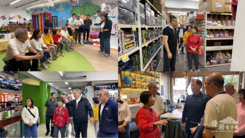 徐佳青此行走訪僑胞所經營的企業，聽僑胞營運現況與挑戰
