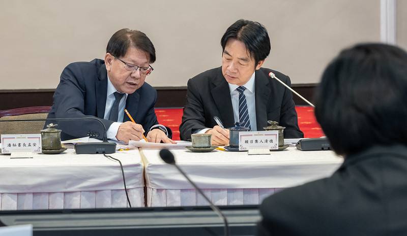 賴清德總統4日下午主持「健康台灣推動委員會第5次委員會議」