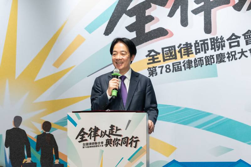 President Lai Ching-te. CNA photo Sept. 6, 2025