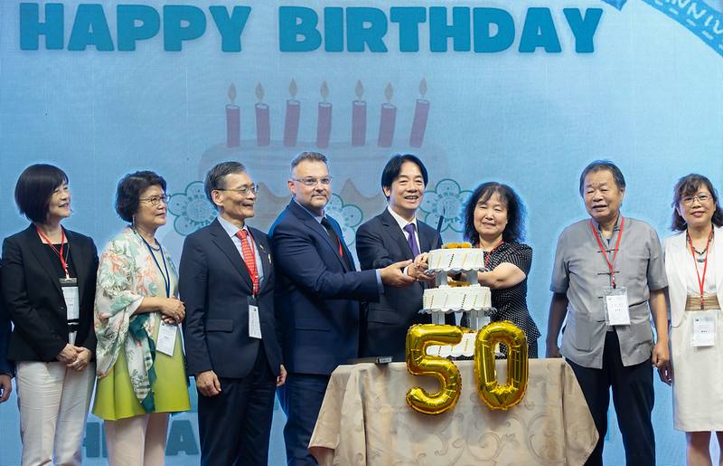 賴清德總統6日晚間出席「臺灣物理治療學會五十週年慶祝晚會」