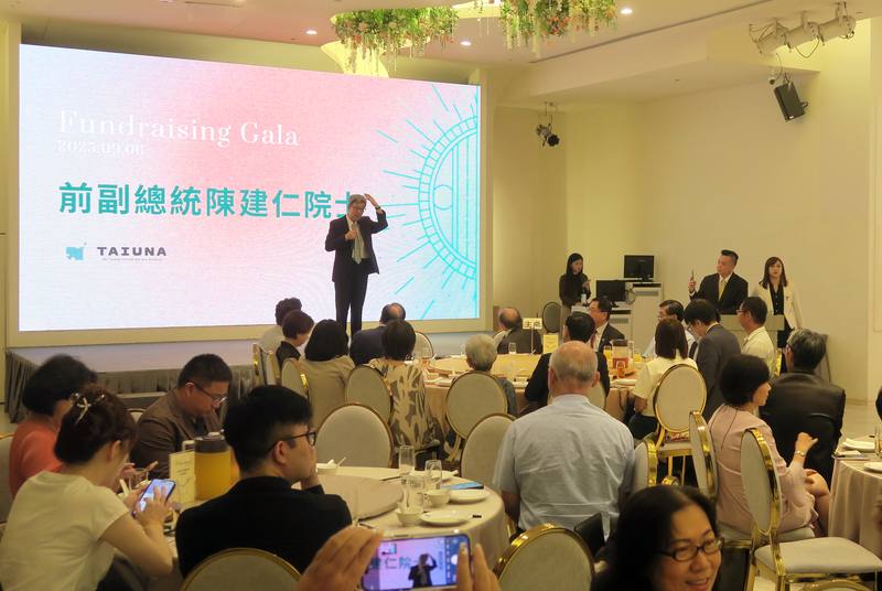 台灣聯合國協進會6日舉行感恩餐會