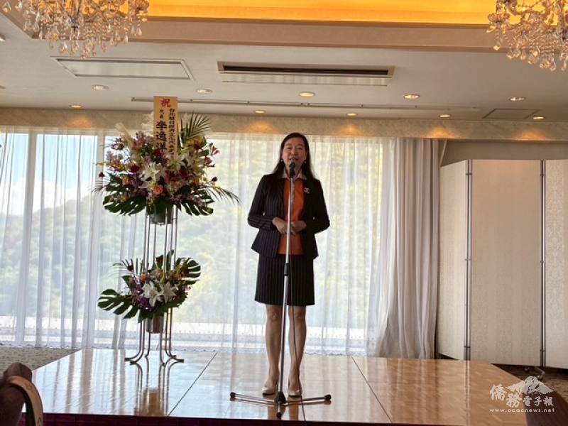 四國華僑總會會長上島彩於午宴致詞