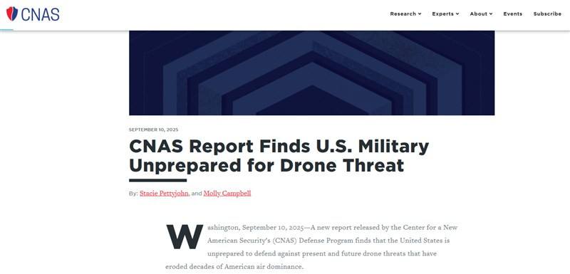 Graphic taken from Center for a New American Security official website