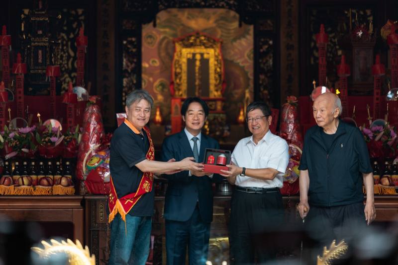 賴清德總統11日上午前往新竹縣出席114年度義民節祭祀大典