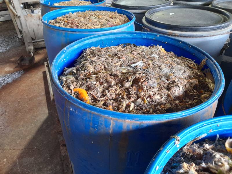 再利用機構所收受廚餘