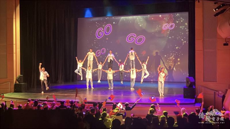 臺灣特技團壓軸表演全場讚嘆