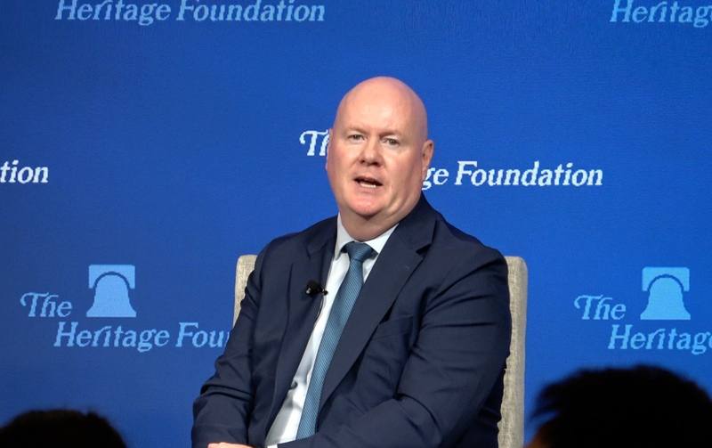 陸委會主委邱垂正12日在華府智庫傳統基金會發表演說，活動由美國前副總統副國安顧問、現為傳統基金會亞洲研究中心資深研究員的葉望輝（Steve Yates）（圖）主持