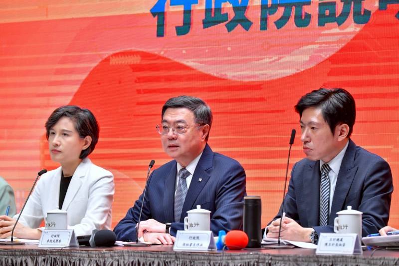 行政院長卓榮泰出席「財劃法事權分配中央地方溝通 行政院說明記者會」(下半場)