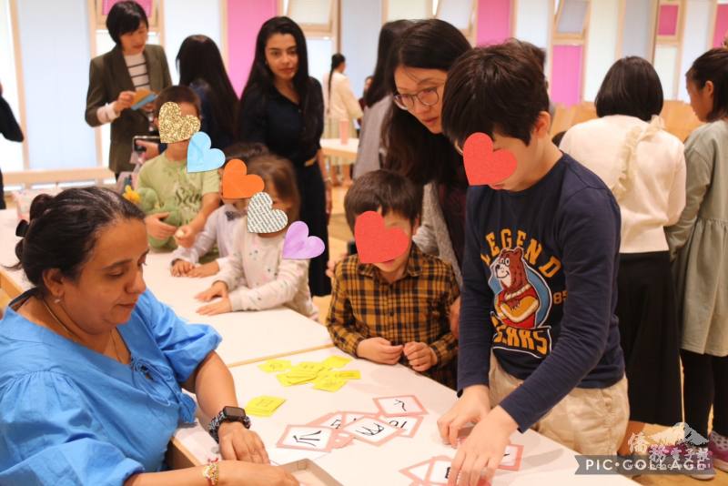 小朋友們在「漢字遊戲闖3關」活動中熱情參與，透過趣味遊戲體驗正體漢字的魅力