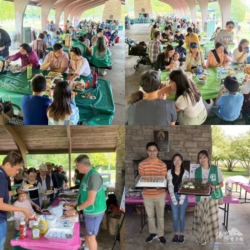 大芝加哥臺灣同鄉會與臺灣媽媽小姐俱樂部BBQ派對吸引180人參加