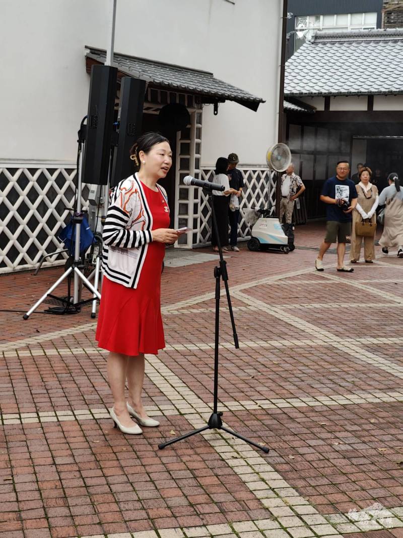 四國華僑總會會長上島彩致詞