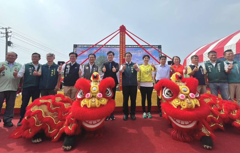 內政部次長董建宏今（16）日出席臺南市「南121線溪埔中路拓寬暨新闢道路銜接烏橋中路工程」動土典禮