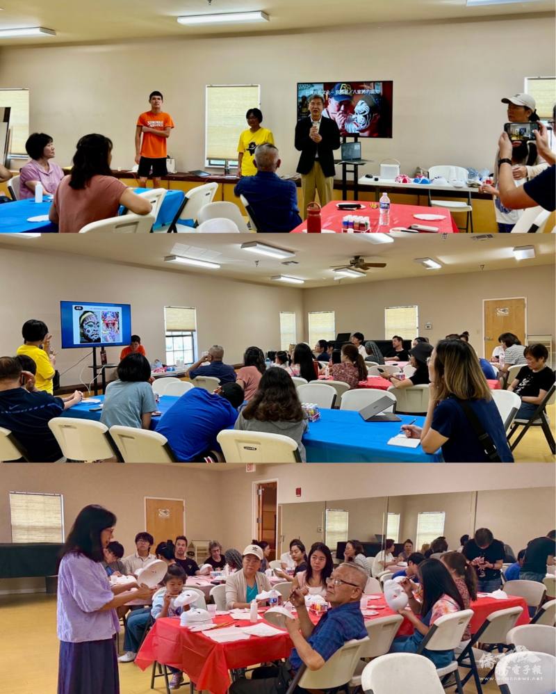 僑務秘書黃士聰致詞，及學員研習情形