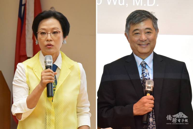 (左圖) 陳美君、 (右圖) 吳建輝