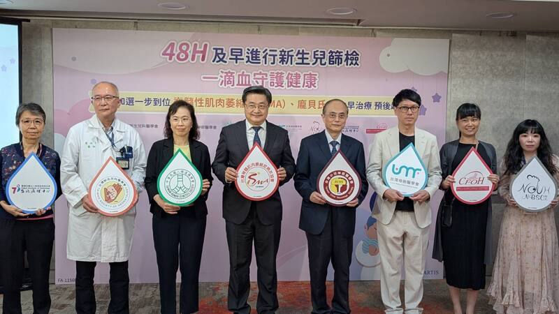 台灣新生兒死亡率連續20年超過日韓，其中約1/6死於先天性異常。醫師提醒，SMA、龐貝氏症治療黃金期為出生後2週，提醒家長勿因自費不做篩檢，並籲政府納公費