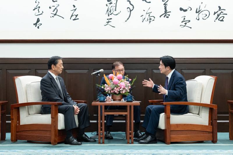 總統接見「日本台灣交流協會會長隅修三乙行」