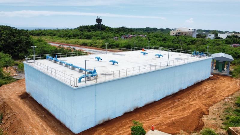 台水小琉球5,000噸配水池啟用，總蓄水量由6,800噸提升至11,800噸，有效提升供水穩定與水質安全