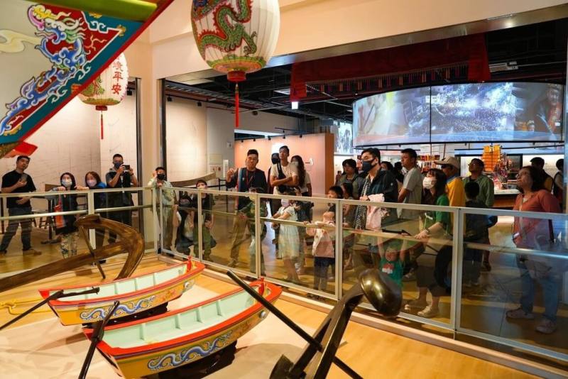 屏東縣政府響應全國古蹟日活動，20、21日將免費開放平時收費的文資景點，位於東港鎮的屏東王船文化館也在其中。（屏東縣政府提供）