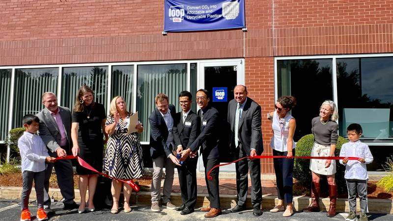 臺灣人創辦的Loop CO2，剪綵開張新實驗室。