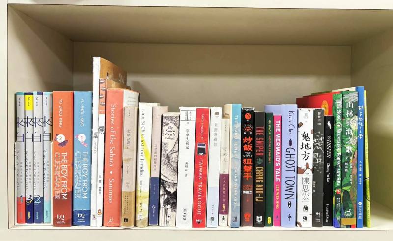 「臺灣文學展：閱讀臺灣」展由紐文中心與安娜堡市立圖書館合辦，精選20部臺灣文學。（紐文中心提供）