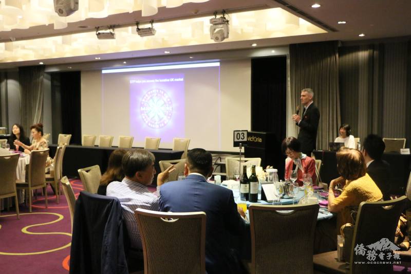 李欣恬特邀英國辦事處投資署署長Joel Derbyshire進行演講