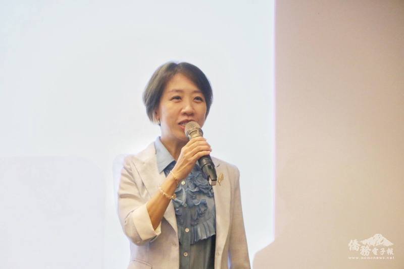 僑委會副委員長李姸慧致詞