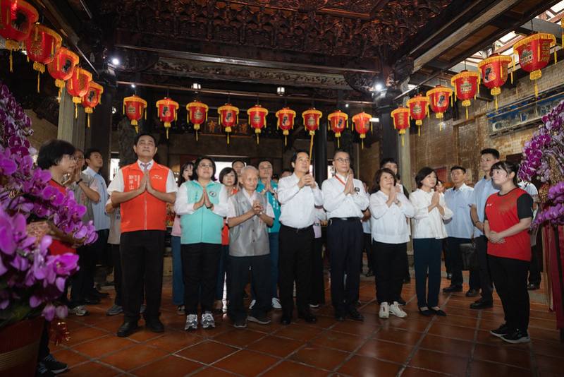 總統出席「嘉義城隍廟城隍夜巡諸羅城遶境活動」