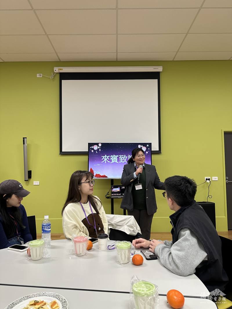 駐墨爾本辦事處副組長楊容清致詞