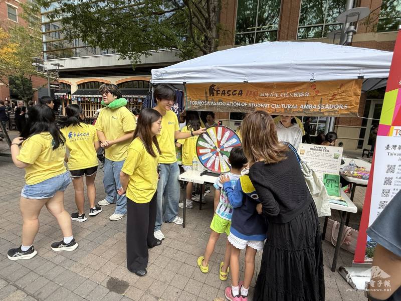 民眾參與文化攤位臺灣知識趣味輪盤