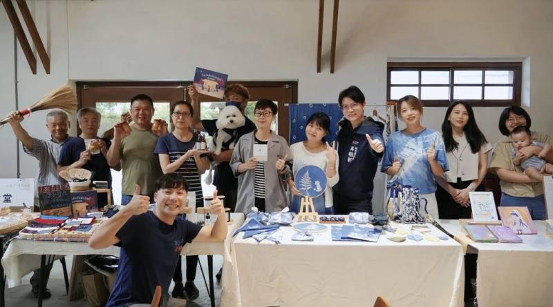 日本福岡縣浮羽市將於27、28日首度舉辦「台浮緣日」活動，將吸引約30家台灣品牌，其中包含高雄專營地方創生的菸仕物所、剛好販売所、六龜的亀心商行等。（高雄市青年局提供）