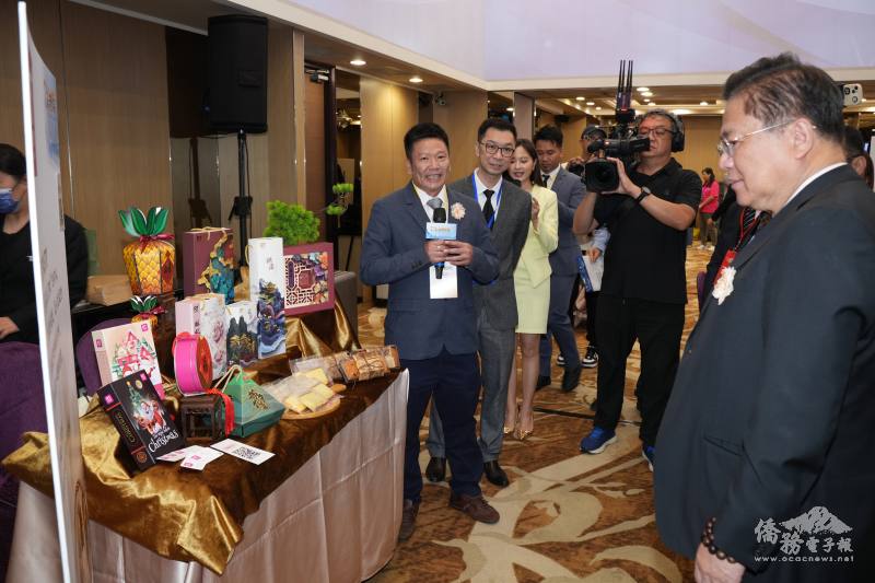 呂群能（呂建崴）期盼未來能與僑委會有更多的交流與聯繫，創造商機