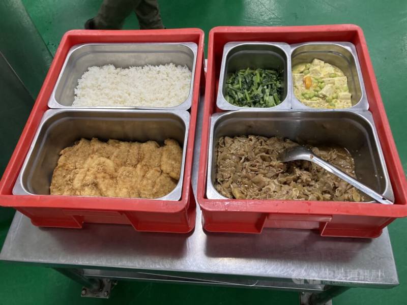 學生營養午餐。（中央社檔案照片）
