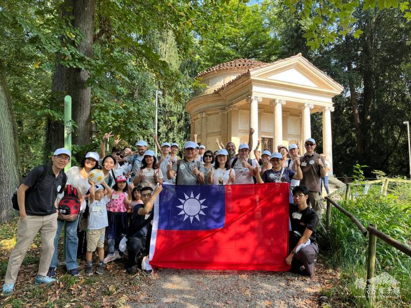 義北僑胞參加「健走挺台」活動，以實際行動挺臺入聯