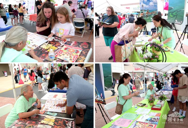 花語社義工以柔性方式向人們成功介紹臺灣文化及觀光旅遊