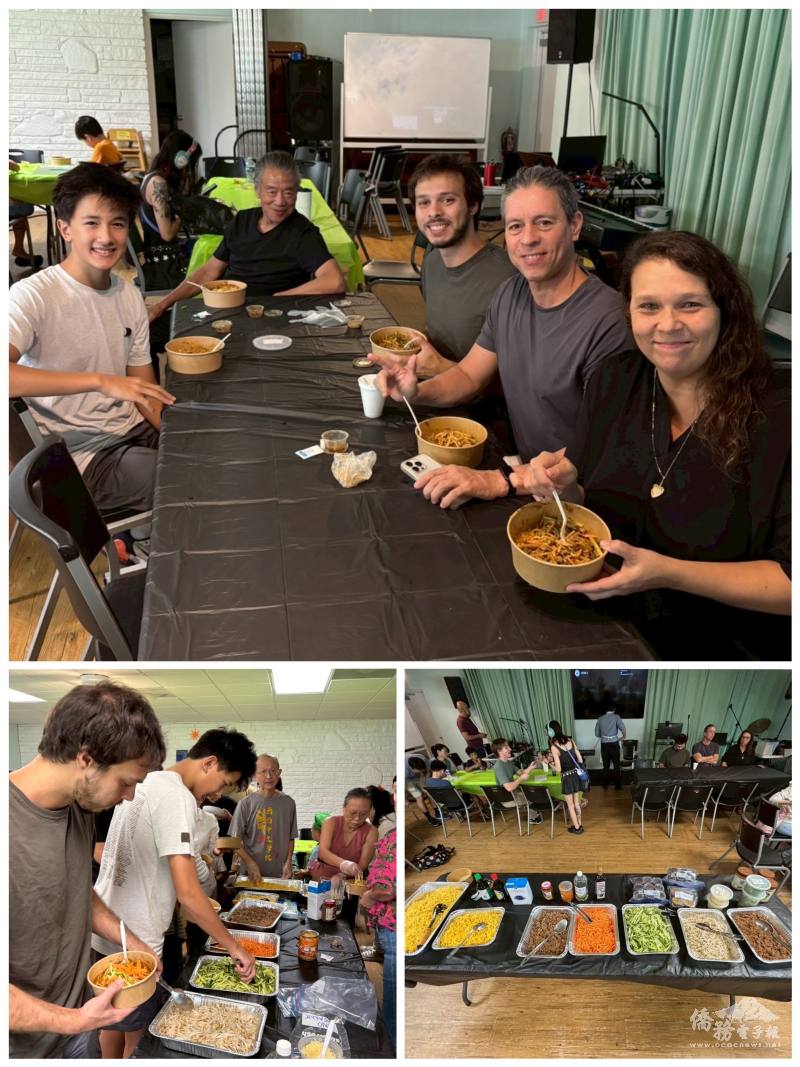 學校用心準備不同新鮮配料讓學生自行搭配喜愛的口味