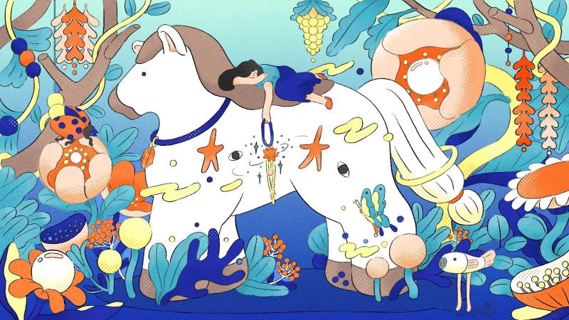 臺灣插畫家李竺潔作品（IF大會提供）