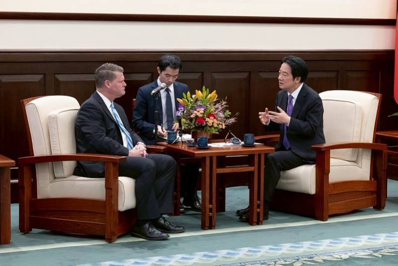 總統接見「美國智庫『印太安全研究所』訪問團」