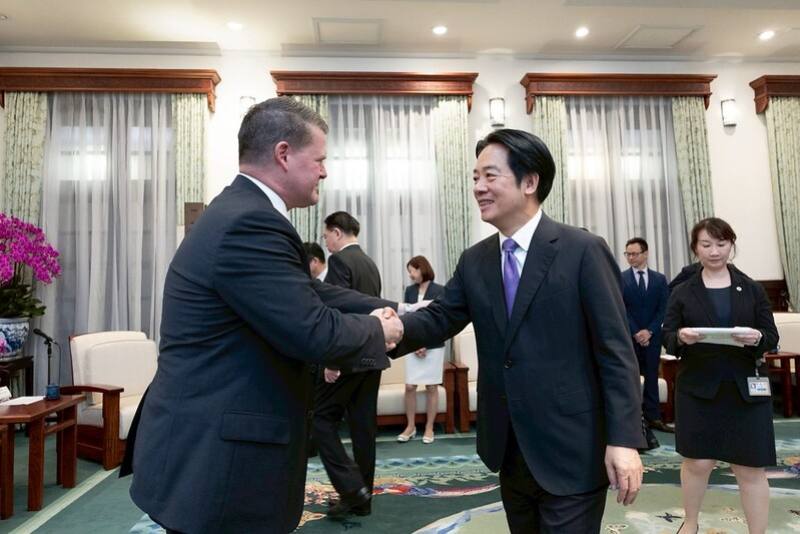 賴清德總統25日上午接見美國智庫「印太安全研究所」（Institute for Indo-Pacific Security, IIPS）訪問團