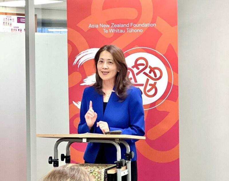 駐紐西蘭代表歐江安25日呼籲，紐西蘭應支持台灣參與國際刑警組織，以免讓國際犯罪防治網絡存在漏洞，以及挺台參與國際民航組織，確保台、紐共享的天空能夠安全無虞。（駐紐西蘭代表處提供）