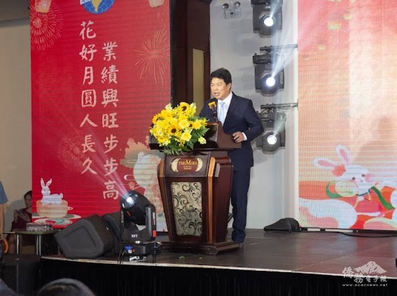 駐胡志明市辦事處處長韓國耀致詞