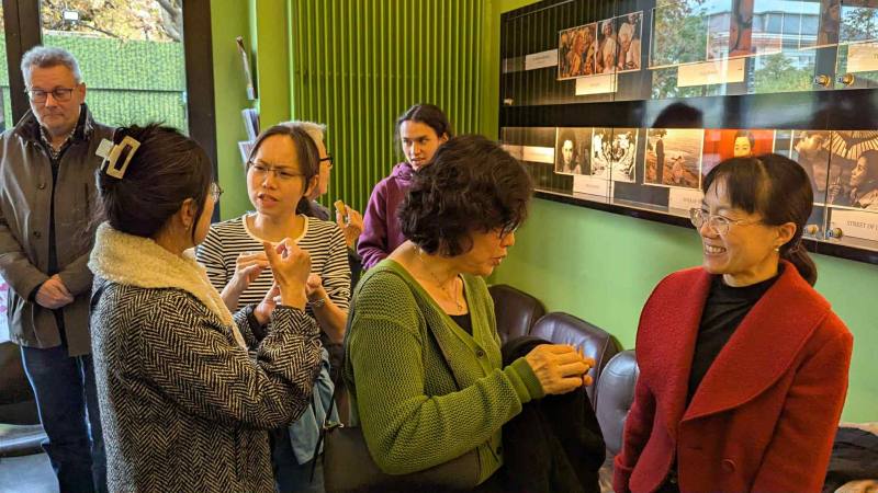 2: 映後茶會，大家討論熱烈