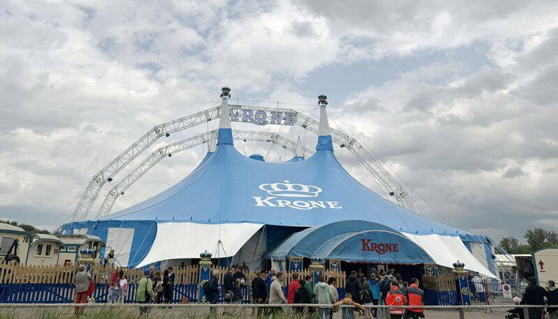 Circus Krone, Germany's largest circus. CNA photo Sept. 29, 2025