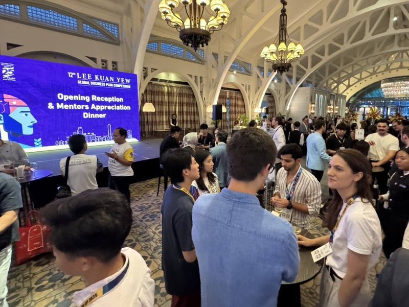 由新加坡管理大學（SMU）創新與創業學院舉辦的「第12屆李光耀全球創新創業大賽」29日至10月2日登場，來自數十個國家、不同學校與機構的上千名人士參與其中。
