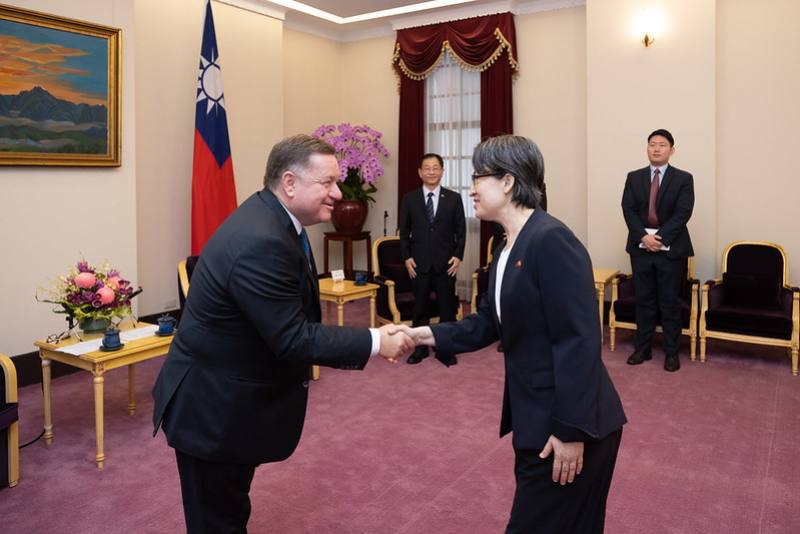 蕭美琴副總統9月30日下午接見「奧地利跨黨派國會議員訪問團」